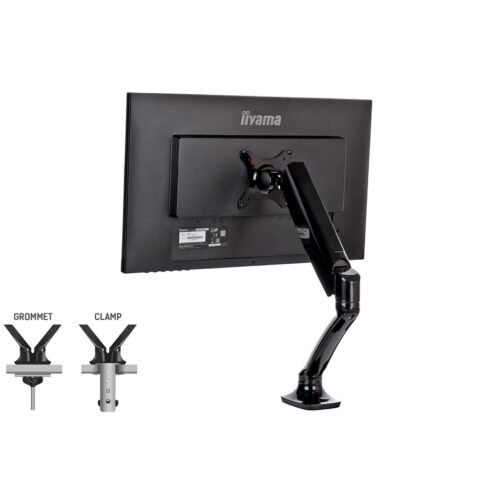 iiyama Sleek and stylish single gas spring monitor arm - Image 4