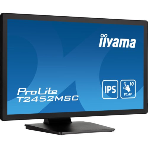 iiyama ProLite 23.8” PCAP 10pt touchscreen monitor featuring IPS panel technology, Edge-to-Edge glass design and anti fingerp - Image 4