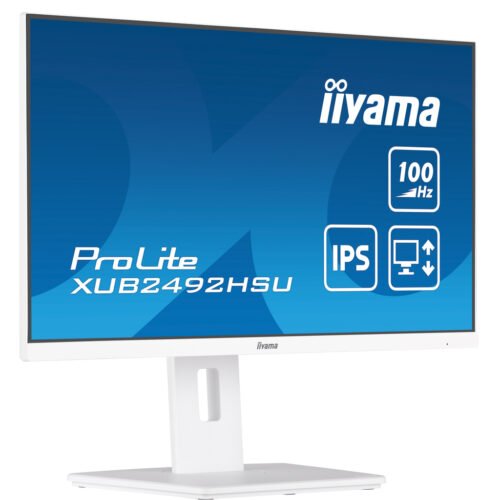 iiyama 24” IPS technology panel with 150mm height adjustable stand and 100Hz refresh rate - Image 4