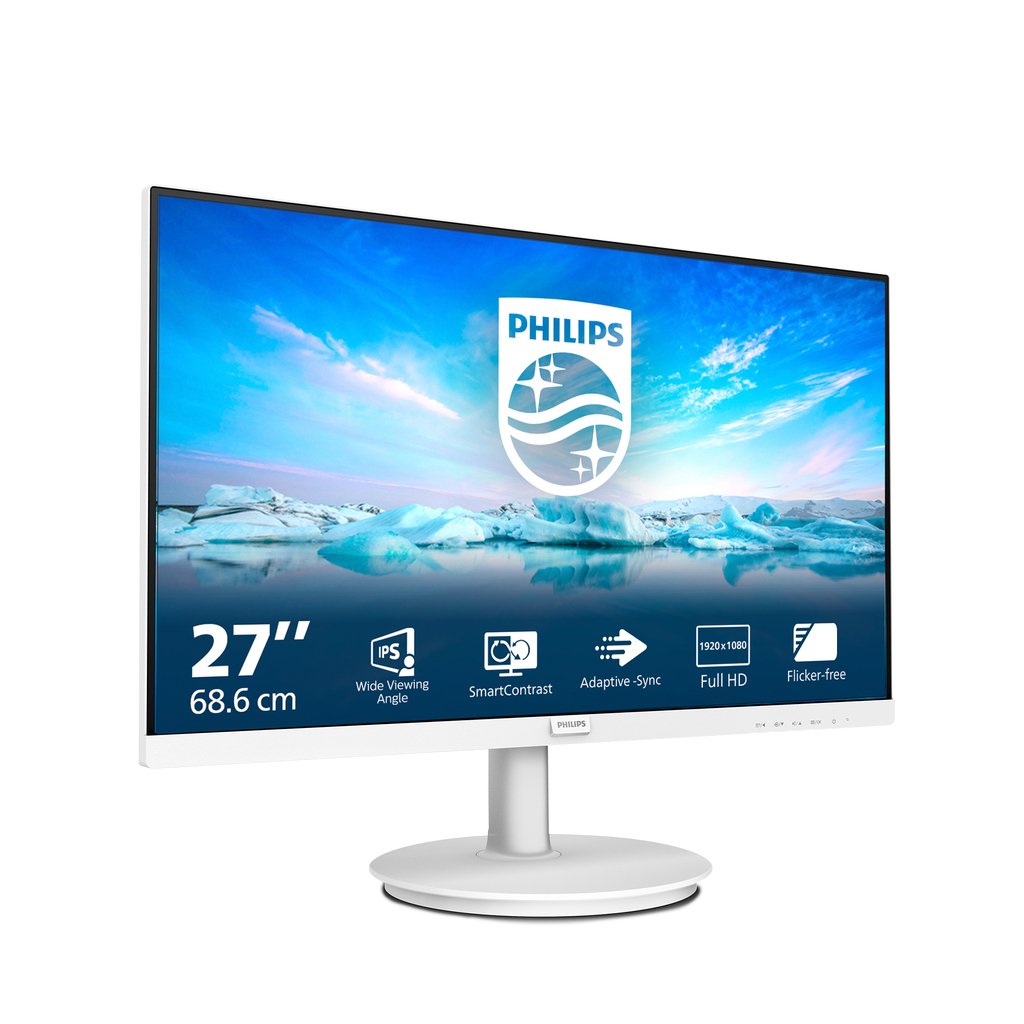 Philips V Line 271V8AW/00 computer monitor 68.6 cm (27") 1920 x 1080 pixels Full HD LCD White - Image 4