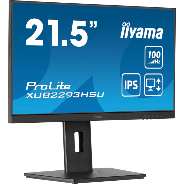 iiyama ProLite XUB2293HSU-B7 computer monitor 54.6 cm (21.5") 1920 x 1080 pixels Full HD LED Black