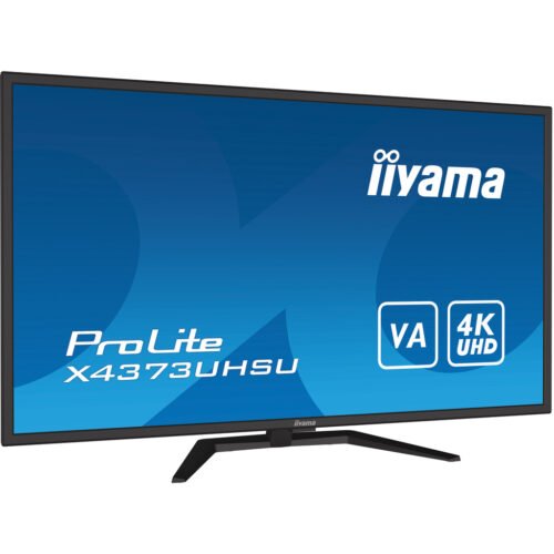 iiyama ProLite 43" large format desktop monitor with 4K resolution, offering you the power of four displays packed into one - Image 3