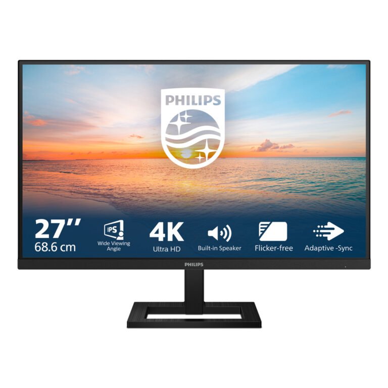 Philips 1000 series 27E1N1800AE/00 computer monitor 68.6 cm (27") 3840 x 2160 pixels 4K Ultra HD LED Black