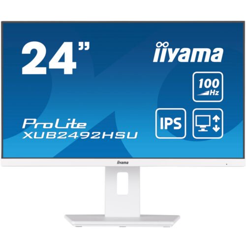 iiyama 24” IPS technology panel with 150mm height adjustable stand and 100Hz refresh rate - Image 2
