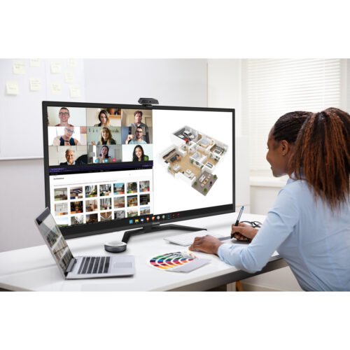 iiyama ProLite 43" large format desktop monitor with 4K resolution, offering you the power of four displays packed into one - Image 10