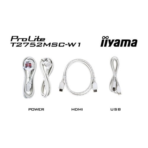iiyama ProLite 27” Optical Bonded PCAP 10pt touchscreen monitor with IPS panel technology, edge-to-edge glass design and anti - Image 20