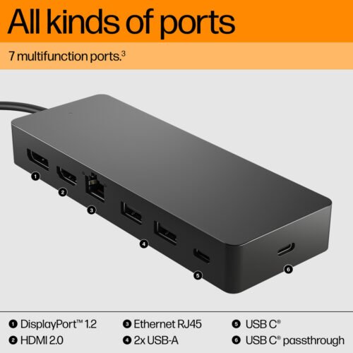 HP Universal USB-C Hub and Laptop Charger Combo - Image 5