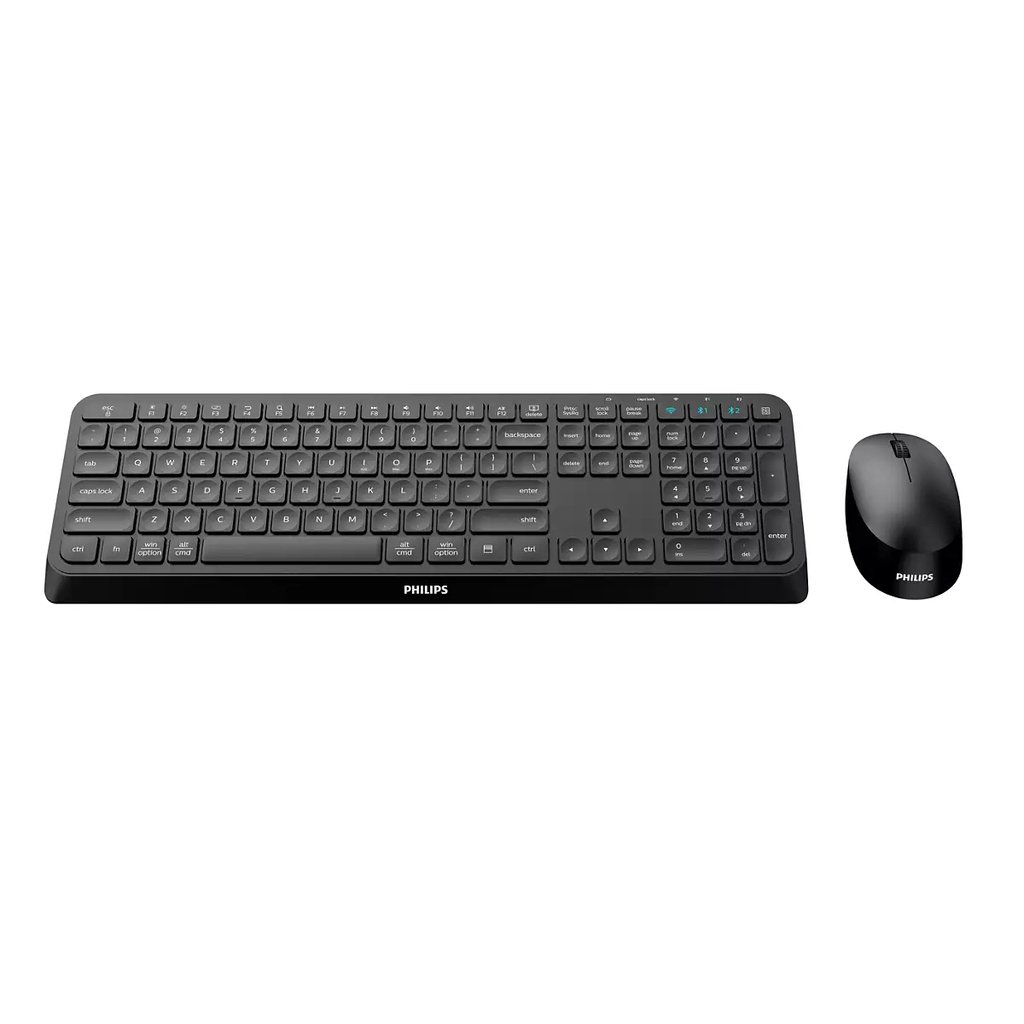 Philips 4000 series SPT6407B/00 keyboard Mouse included Home RF Wireless + Bluetooth Black - Image 3