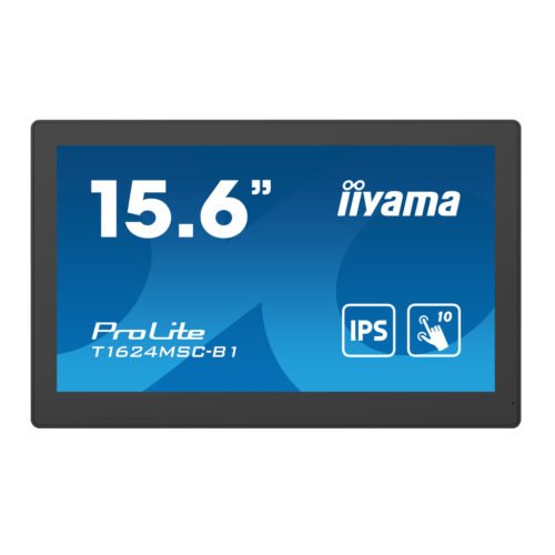 iiyama 15.6” Full HD PCAP 10pt touchscreen monitor with IPS panel technology, integrated media player and a hinged stand on t - Image 5