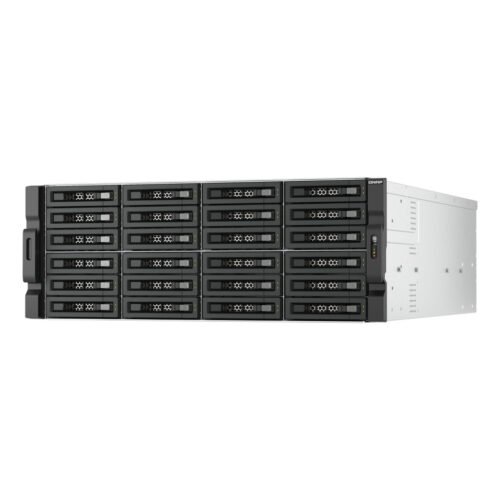 QNAP TL-R2400PES-RP storage drive enclosure HDD/SSD enclosure Black, Grey 2.5/3.5"