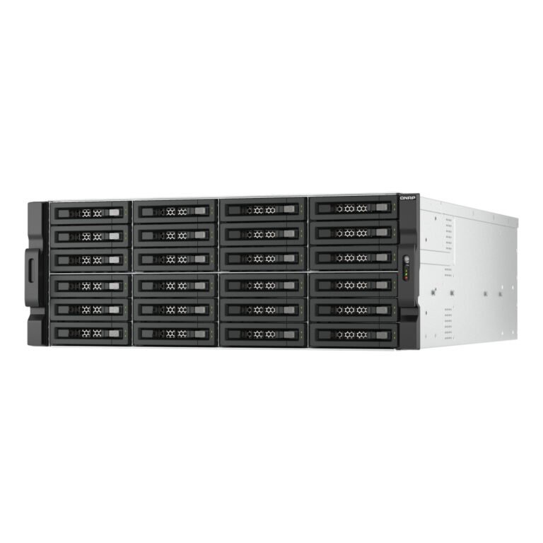QNAP TL-R2400PES-RP storage drive enclosure HDD/SSD enclosure Black, Grey 2.5/3.5"