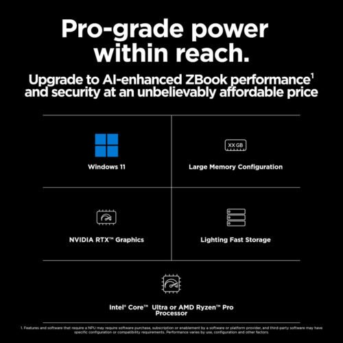 HP ZBook Power G11 A AMD Ryzen™ 7 8845HS Mobile workstation 40.6 cm (16") WQXGA 32 GB DDR5-SDRAM 1 TB SSD NVIDIA RTX 2000 - Image 10
