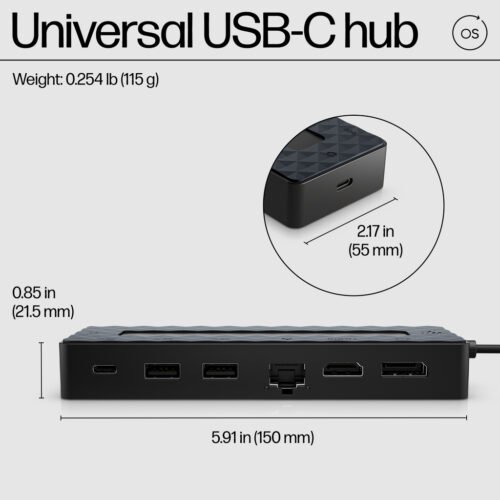 HP Universal USB-C Hub and Laptop Charger Combo - Image 6