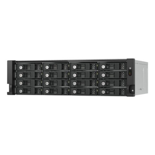 QNAP TL-R1600PES-RP storage drive enclosure HDD/SSD enclosure Black, Grey 2.5/3.5"