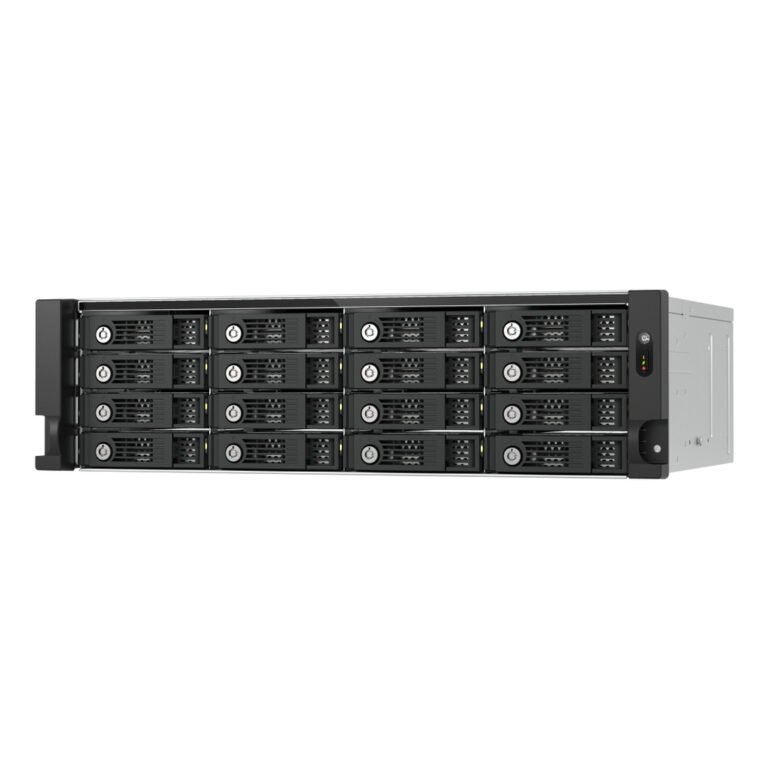 QNAP TL-R1600PES-RP storage drive enclosure HDD/SSD enclosure Black, Grey 2.5/3.5"