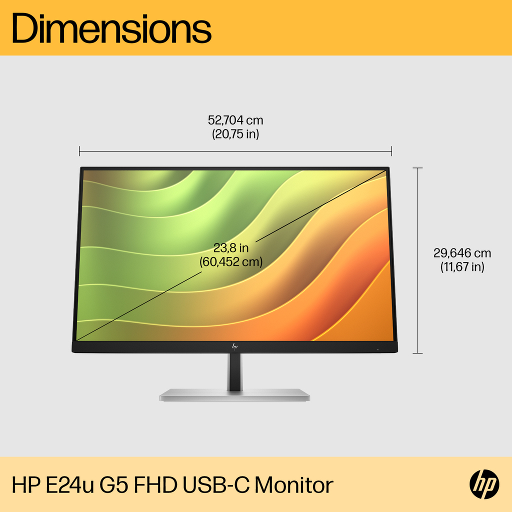 HP E24u G5 FHD USB-C Monitor - Image 12