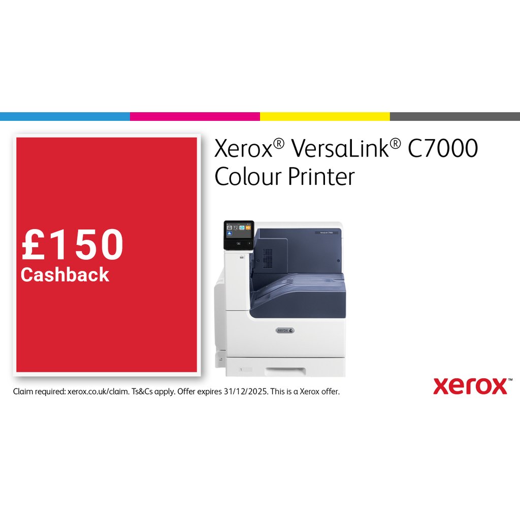 Xerox VersaLink C7000 A3 35/35 ppm Printer Adobe PS3 PCL5e/6 2 Trays Total 620 sheets - Image 43