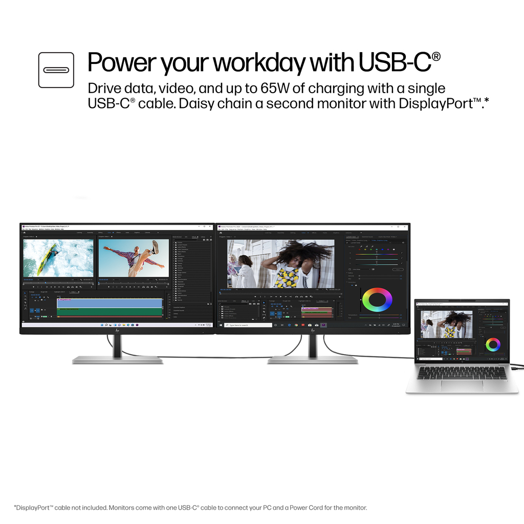 HP E24u G5 FHD USB-C Monitor - Image 9