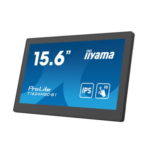 iiyama 15.6” Full HD PCAP 10pt touchscreen monitor with IPS panel technology, integrated media player and a hinged stand on t - Image 6
