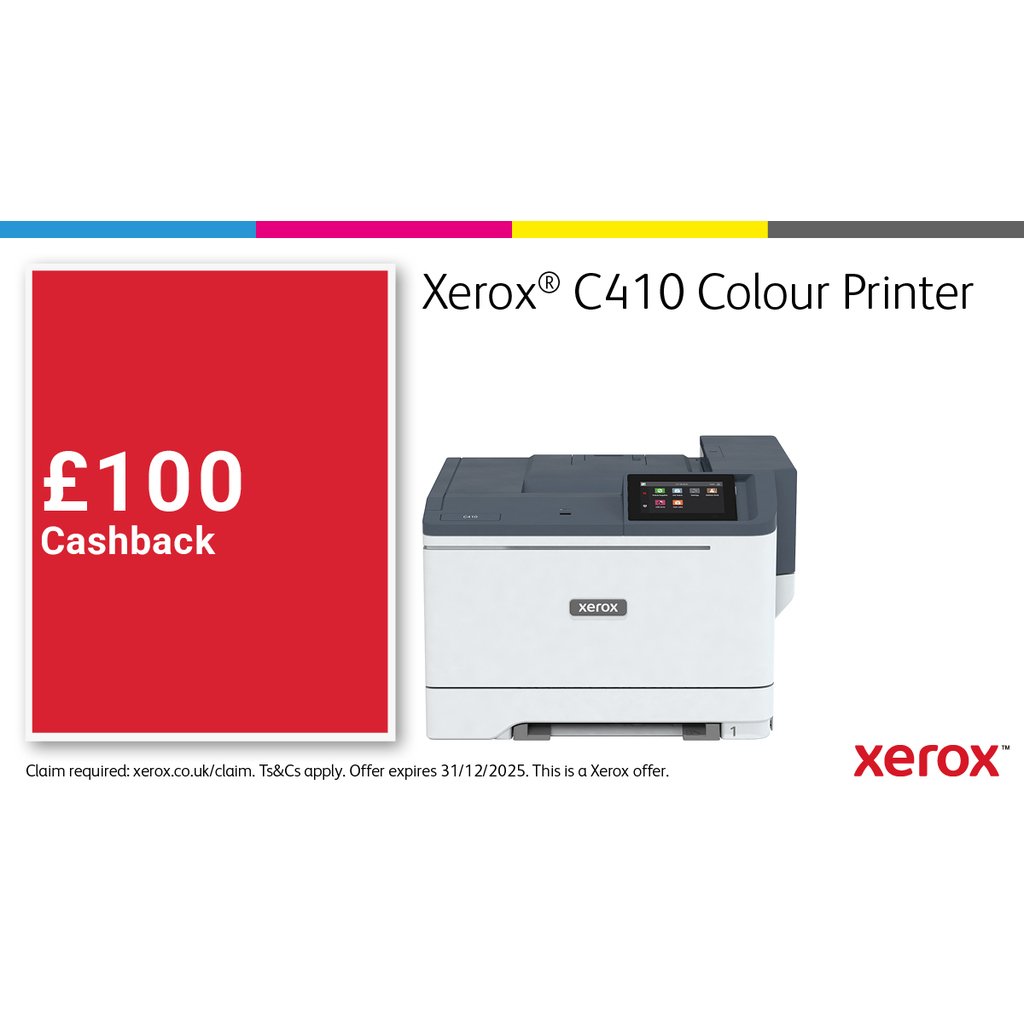 Xerox C410 A4 40ppm Duplex Printer PS3 PCL5e/6 2 Trays 251 Sheets - Image 12