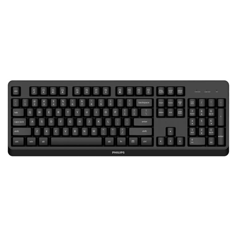 Philips 3000 series SPK6307BL/40 keyboard Universal RF Wireless QWERTY English Black