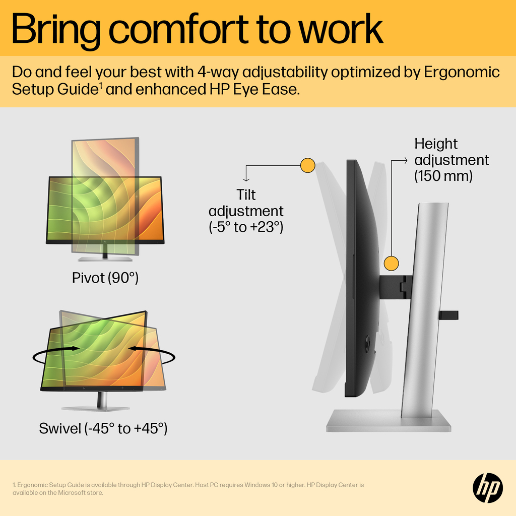 HP E24u G5 FHD USB-C Monitor - Image 13