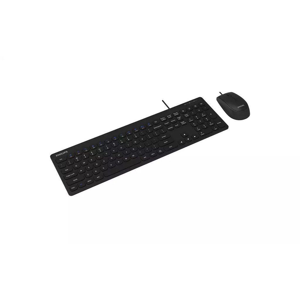 Philips 2000 series SPT6207BL/40 keyboard Mouse included Universal USB QWERTY English Black - Image 5