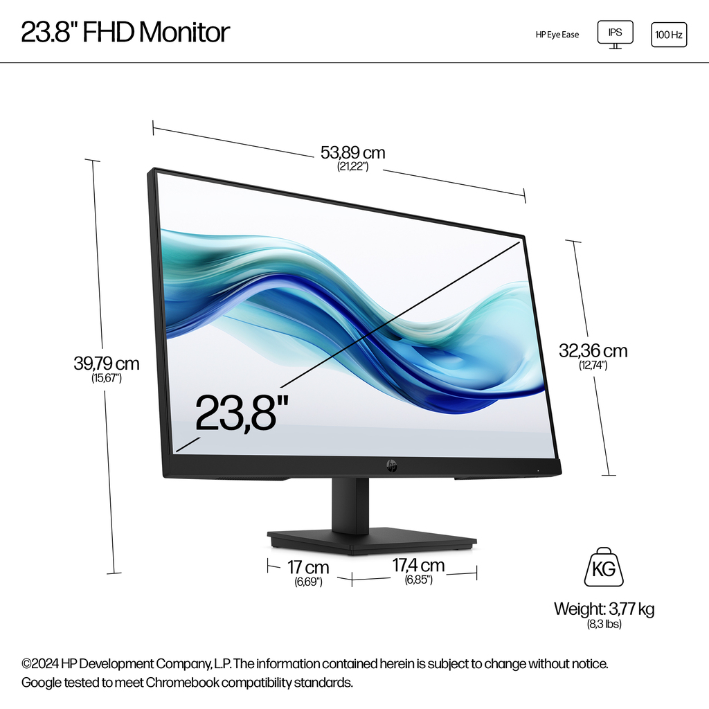HP Series 3 Pro 23.8 inch FHD Monitor - 324pf - Image 10