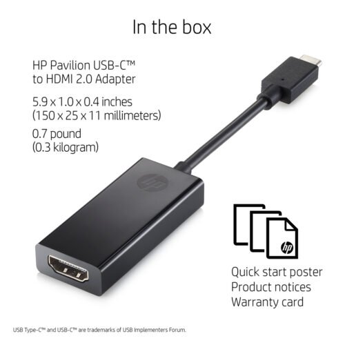 HP USB-C to HDMI 2.0 - Image 2