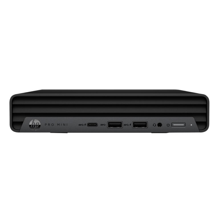 HP Pro Mini 400 G9 Intel® Core™ i7 i7-14700T 16 GB DDR5-SDRAM 512 GB SSD Windows 11 Pro Mini PC Black