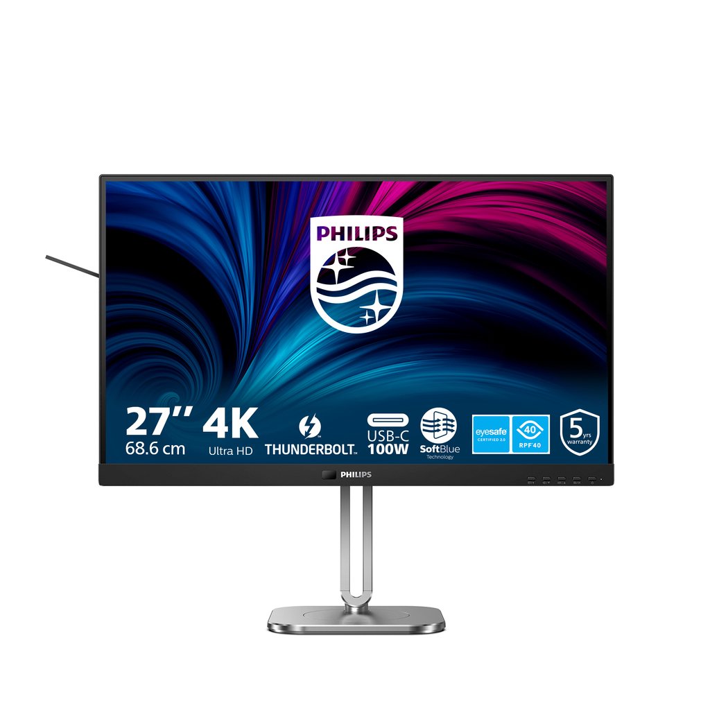 Philips 6000 series 27B2U6903/00 computer monitor 68.6 cm (27") 3840 x 2160 pixels 4K Ultra HD LED Anthracite