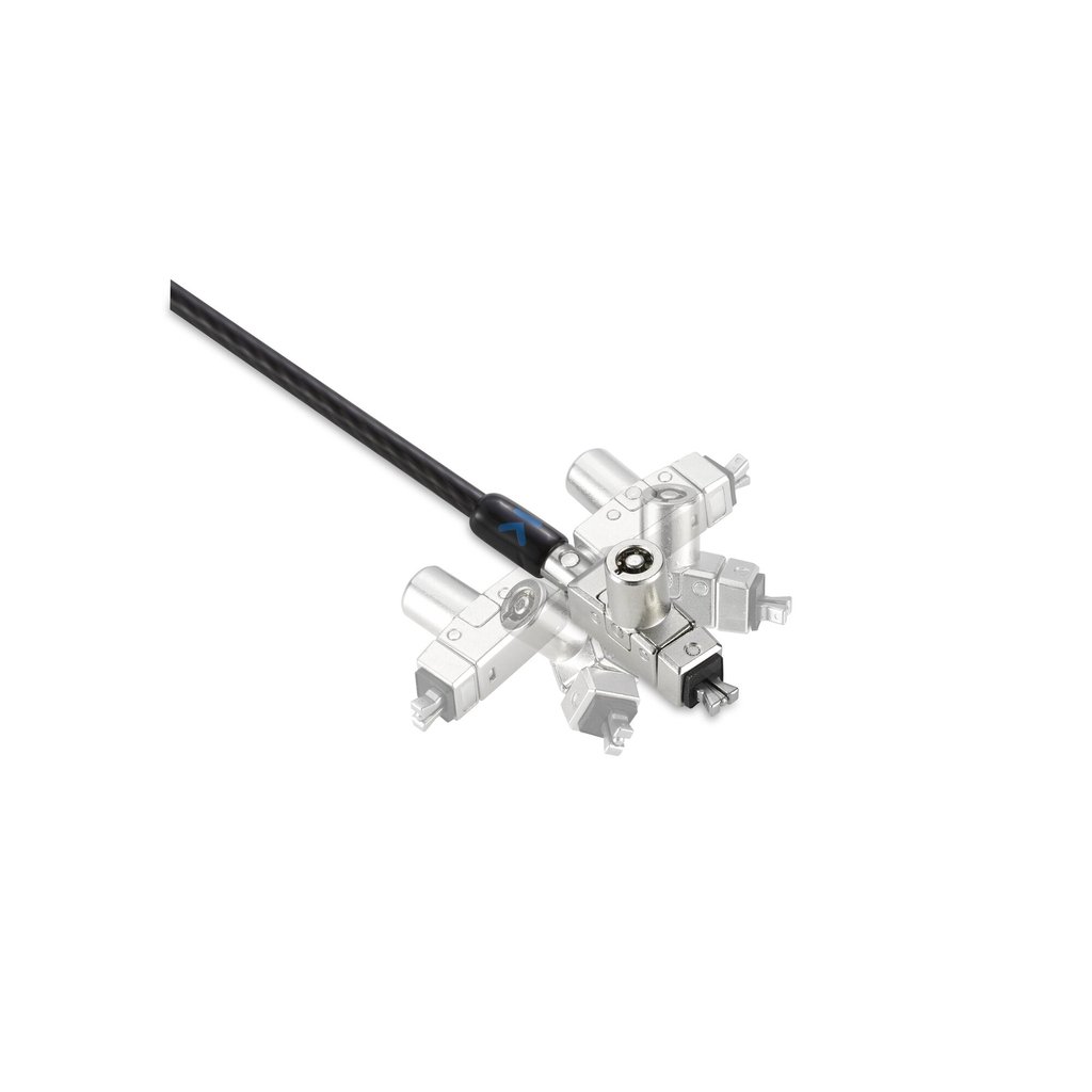 Kensington Slim N17 2.0 Keyed Dual Head Laptop Lock for Wedge-Shaped Slots - Master Keyed - Image 5