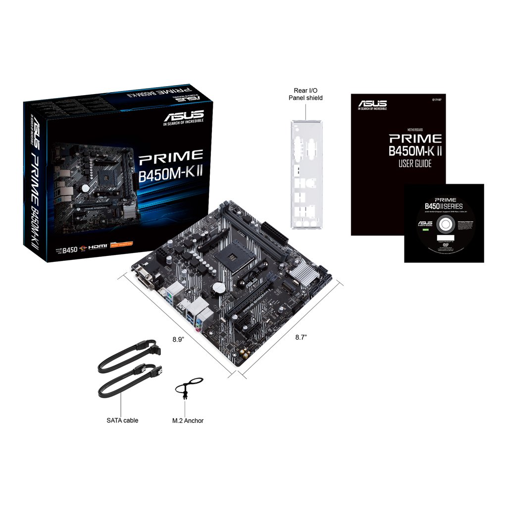 ASUS Prime B450M-K II AMD B450 Socket AM4 micro ATX - Image 8