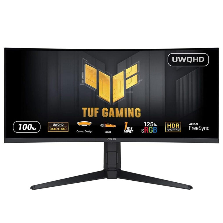 ASUS TUF Gaming VG34VQEL1A computer monitor 86.4 cm (34") 3440 x 1440 pixels UltraWide Quad HD LED Black