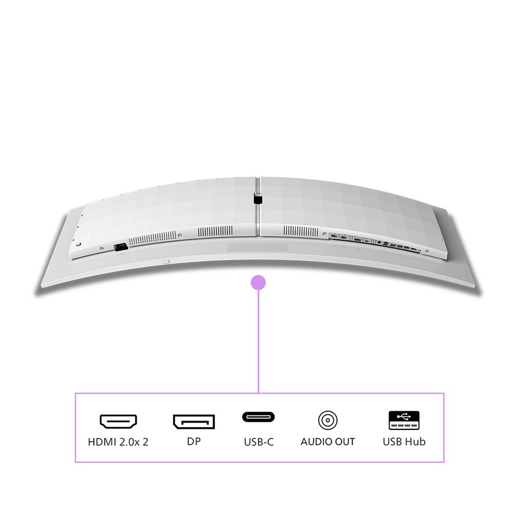 Philips Evnia 8000 49M2C8900L/00 computer monitor 124.2 cm (48.9") 5120 x 1440 pixels Dual QHD QD-OLED White - Image 16