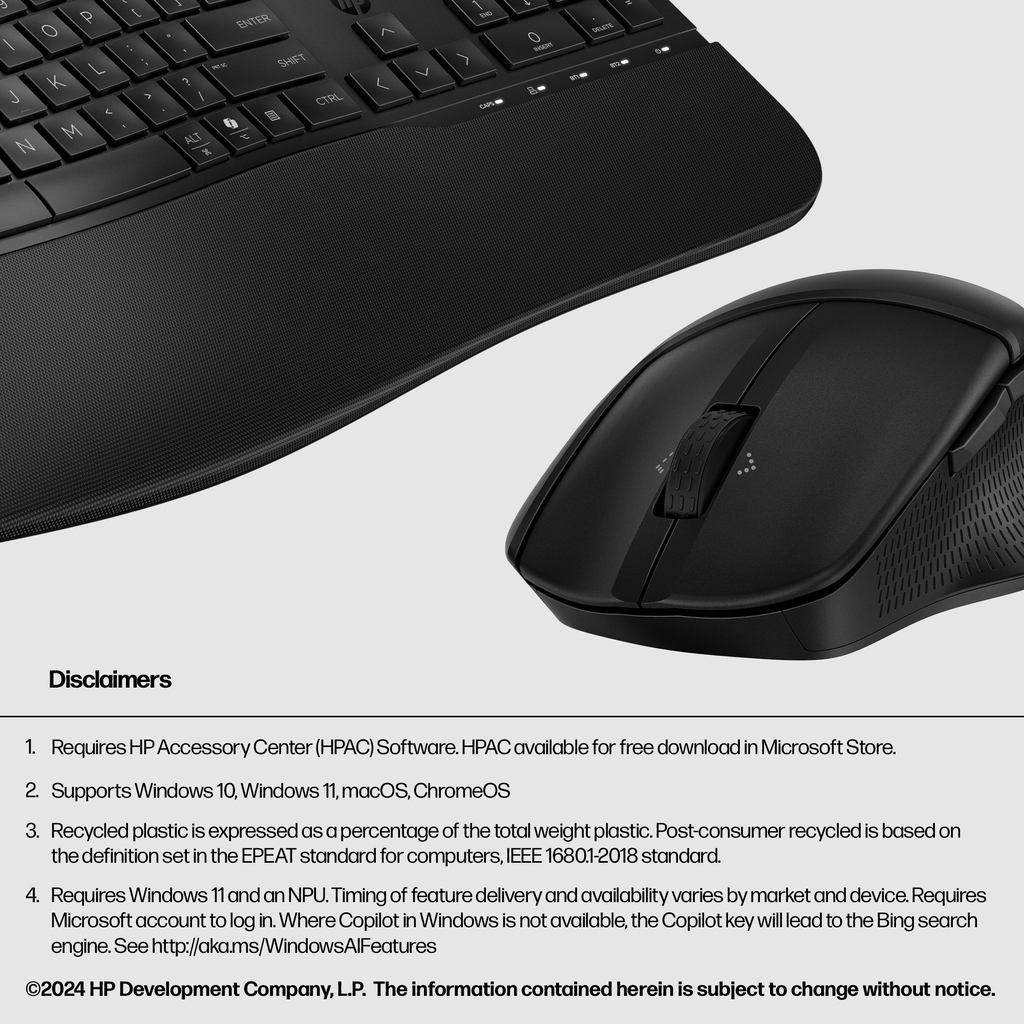 HP 685 Comfort Dual-Mode Keyboard and Mouse Combo - Image 6
