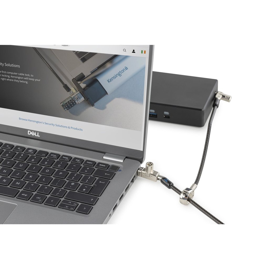 Kensington Slim N17 2.0 Keyed Dual Head Laptop Lock for Wedge-Shaped Slots - Like Keyed - Image 7