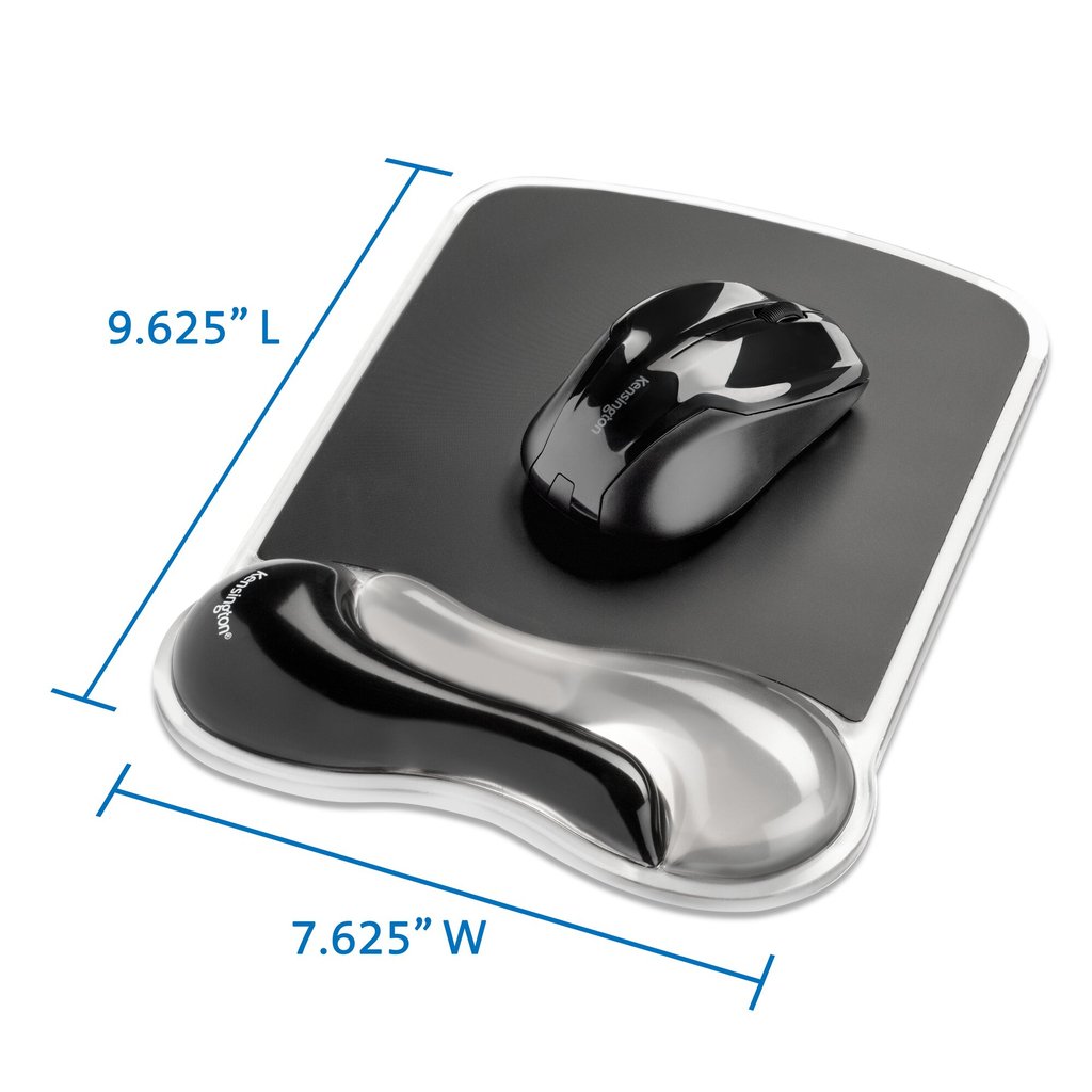 Kensington Duo Gel Mouse Pad Light Smoke/Dark Smoke - Image 3
