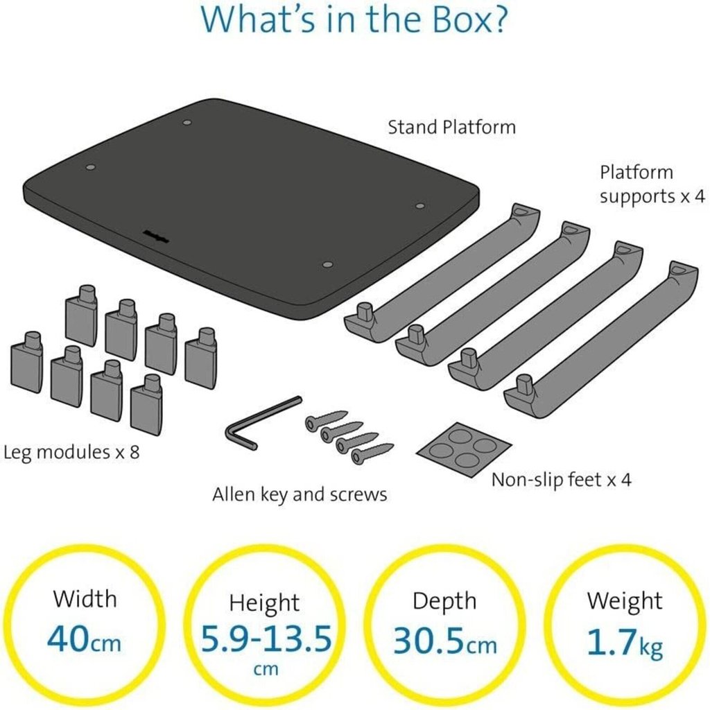 Kensington SmartFit Monitor Stand Plus for screens up to 24" - Image 8
