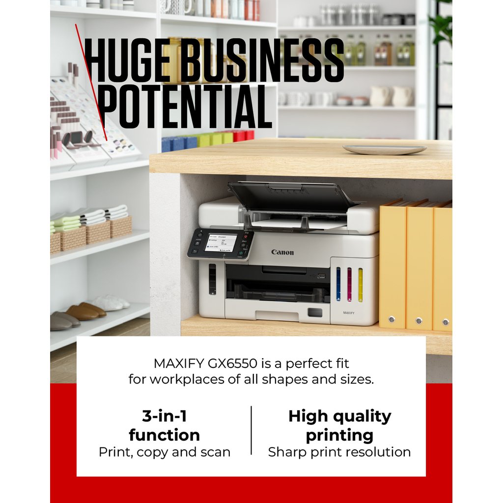 Canon MAXIFY GX6550 Inkjet A4 600 x 1200 DPI Wi-Fi - Image 11