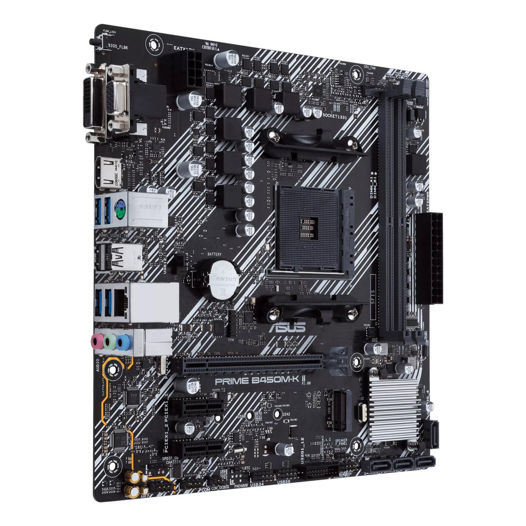 ASUS Prime B450M-K II AMD B450 Socket AM4 micro ATX - Image 3