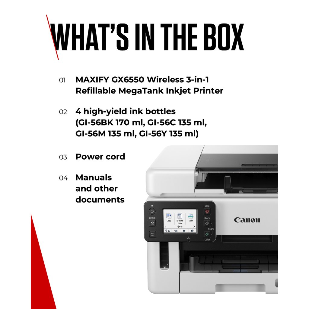 Canon MAXIFY GX6550 Inkjet A4 600 x 1200 DPI Wi-Fi - Image 13