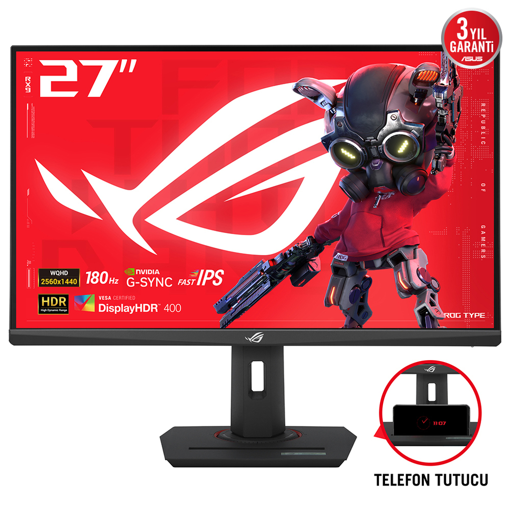 ASUS ROG Strix XG27ACS computer monitor 68.6 cm (27") 2560 x 1440 pixels Quad HD LED Black - Image 3