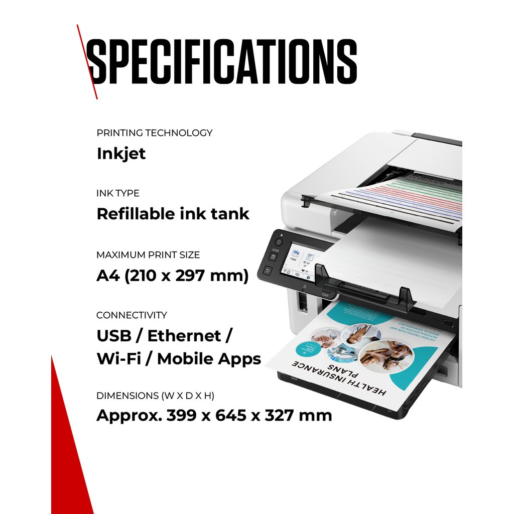 Canon MAXIFY GX6550 Inkjet A4 600 x 1200 DPI Wi-Fi - Image 12