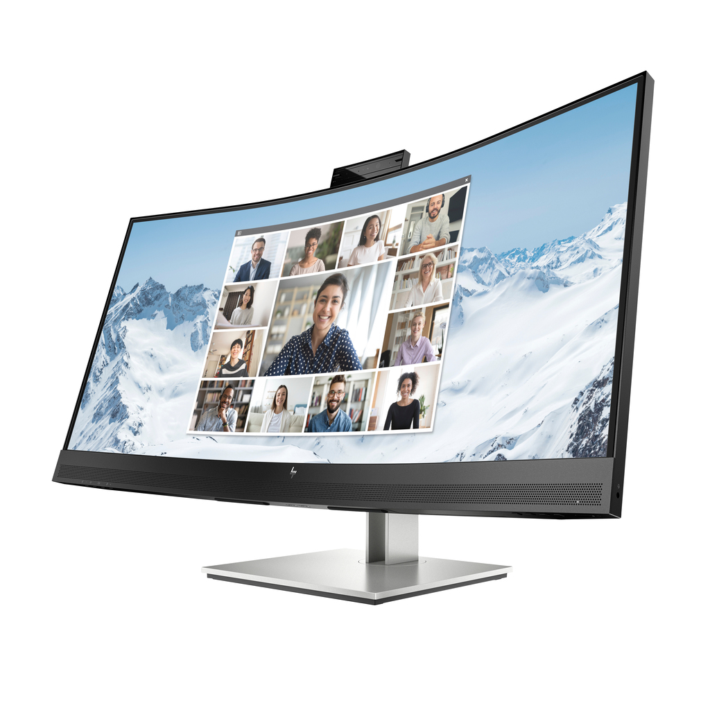 HP E34m G4 WQHD Curved USB-C Conferencing Monitor - Image 9