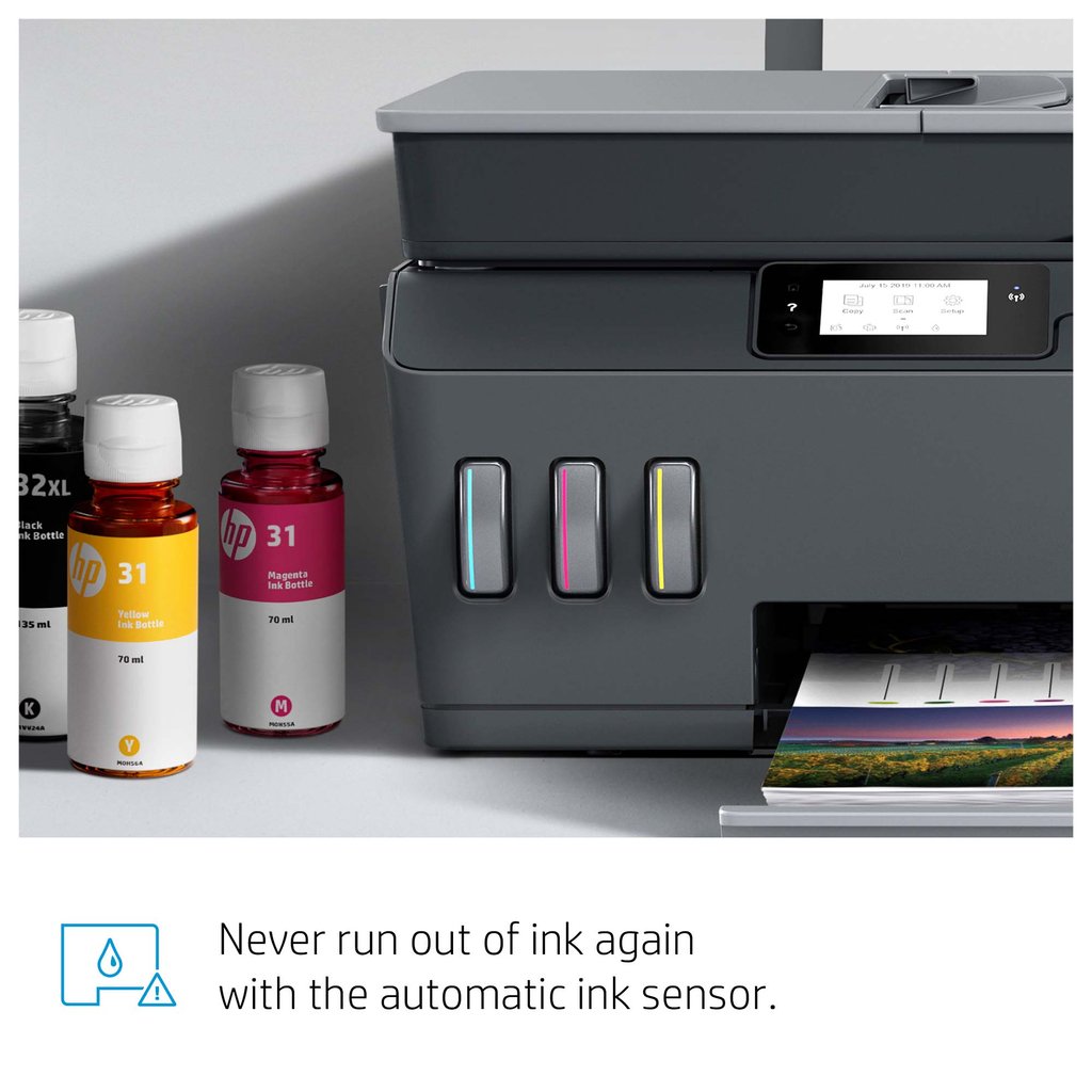 HP Smart Tank Plus 570 Wireless All-in-One Color Printer, Copier, Scanner - Image 7