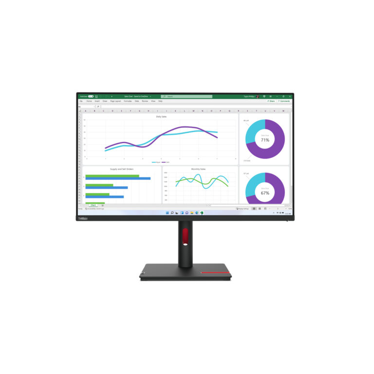 Lenovo ThinkVision T32h-30 computer monitor 80 cm (31.5") 2560 x 1440 pixels Wide Quad HD LED Black