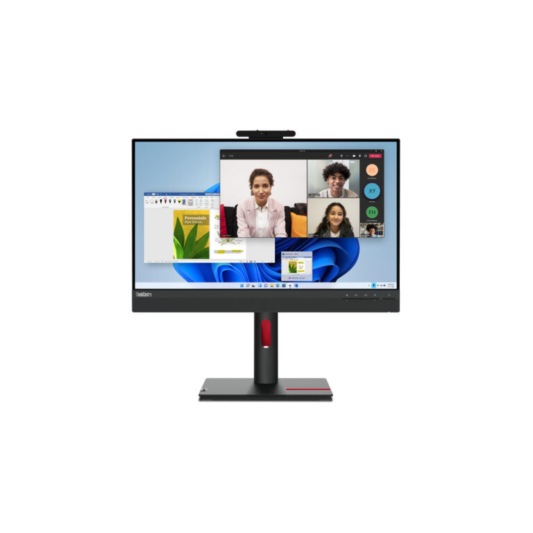 Lenovo ThinkCentre Tiny-In-One 24 Gen 5 LED display 60.5 cm (23.8") 1920 x 1080 pixels Full HD Touchscreen Black