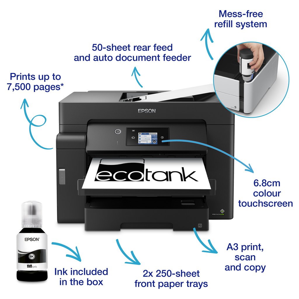Epson EcoTank ET-M16600 Inkjet A3 4800 x 2400 DPI 25 ppm Wi-Fi - Image 7