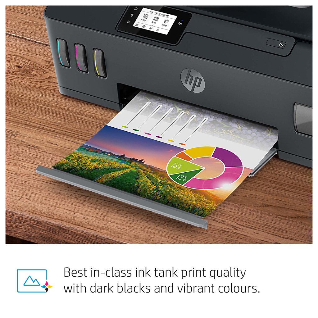 HP Smart Tank Plus 570 Wireless All-in-One Color Printer, Copier, Scanner - Image 10